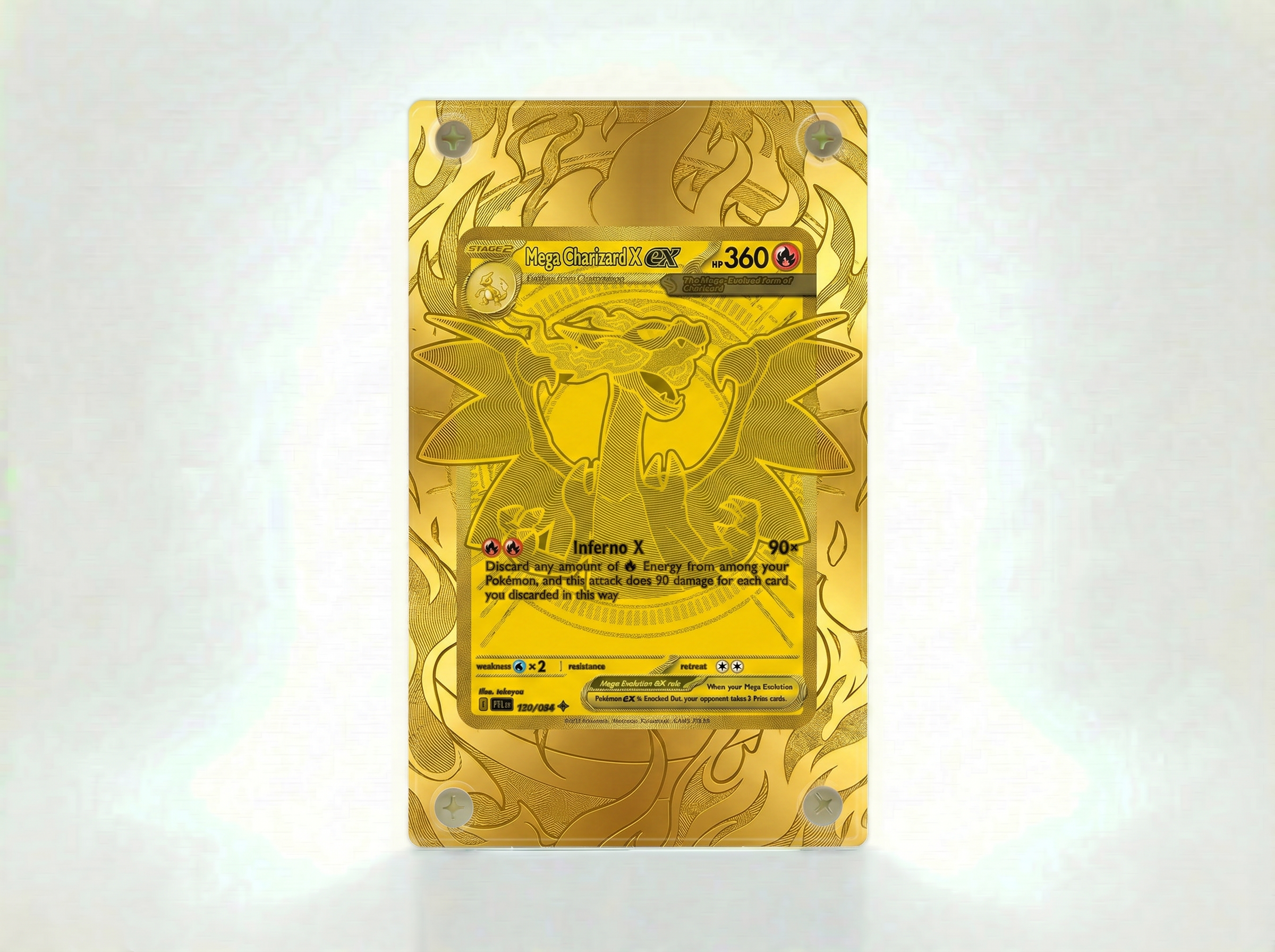 Mega Charizard X Ex (Phantasmal Flames) 130/094